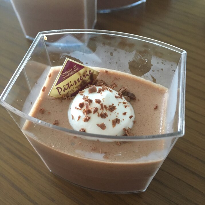 やわらかチョコレートムース